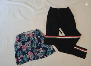 Pantalón negro talla S Primark Falda de flores S