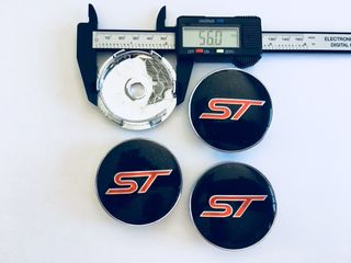 4 CENTROS DE RUEDA FORD ST 60MM