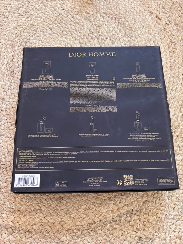 Cofre Dior Homme EDT