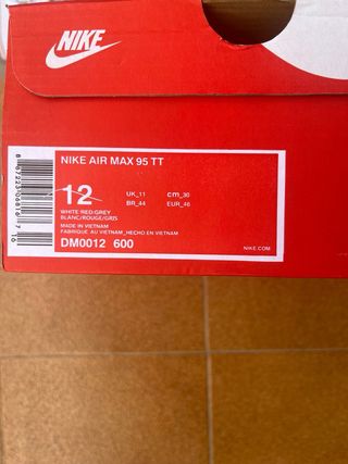 Nike Air Max 95 Rosa y Rojo