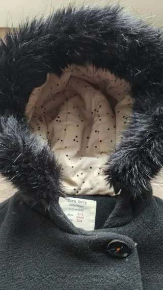 Abrigo Zara niña 3-4 años (104 cm)