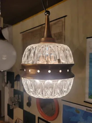 Lampada sospensione anni'60 in stile Mid-Century