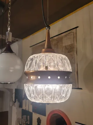 Lampada sospensione anni'60 in stile Mid-Century