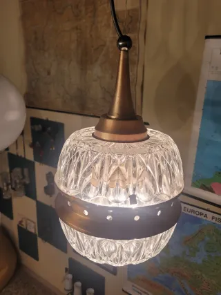 Lampada sospensione anni'60 in stile Mid-Century