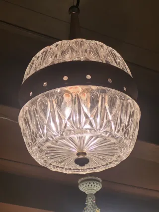 Lampada sospensione anni'60 in stile Mid-Century