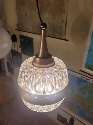 Lampada sospensione anni'60 in stile Mid-Century