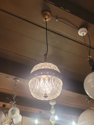 Lampada sospensione anni'60 in stile Mid-Century