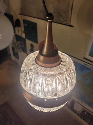 Lampada sospensione anni'60 in stile Mid-Century