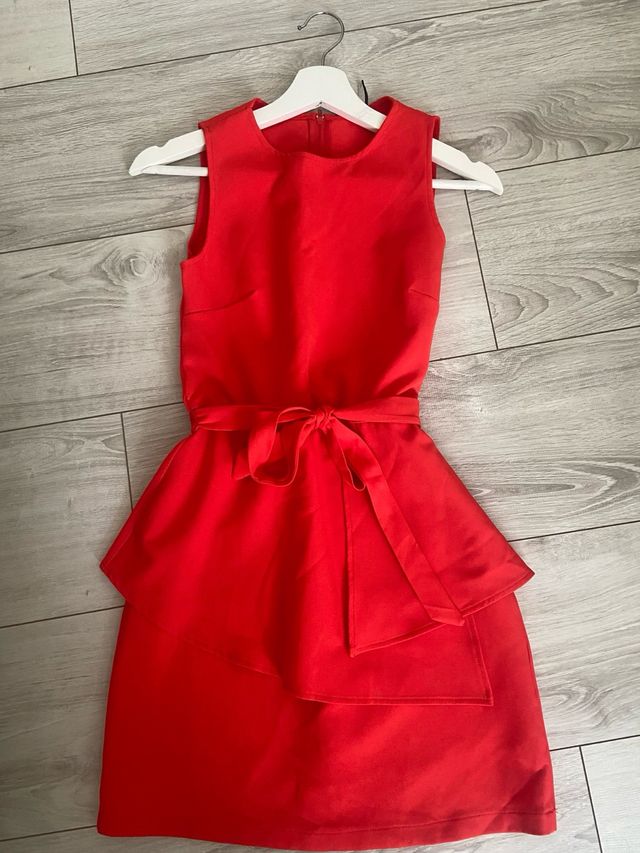 Vestido Naranja Talla S Stradivarius