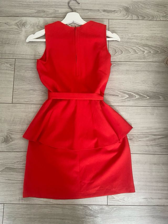 Vestido Naranja Talla S Stradivarius