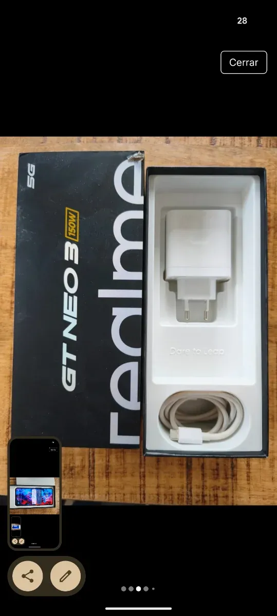 Realme GT Neo 3 150W Azul