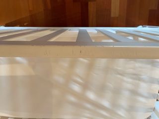 Cuna Micuna NOVA lacada en blanco + colchón bambú