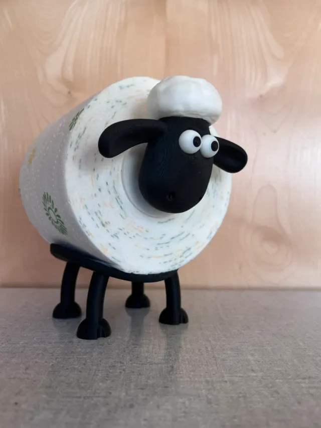 Soporte para papel higiénico.