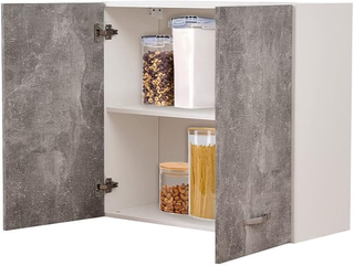 Pensile da Cucina a Parete, Armadio Sospeso in Leg