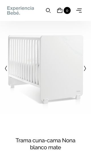 Cuna colecho + colchón