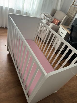 Cuna colecho + colchón