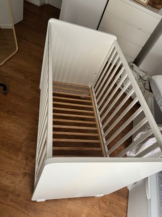 Cuna colecho + colchón
