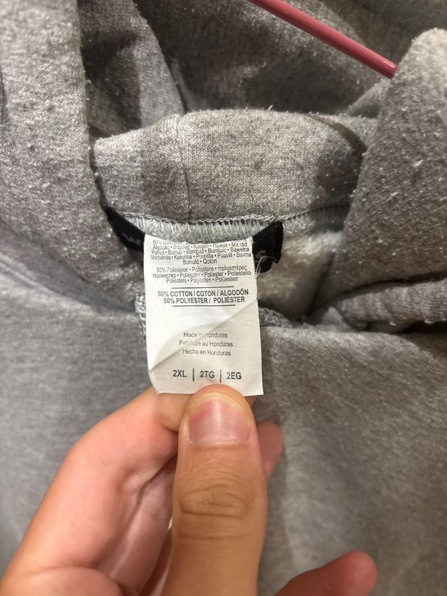 Sudadera Wolfithings Gris con Logo