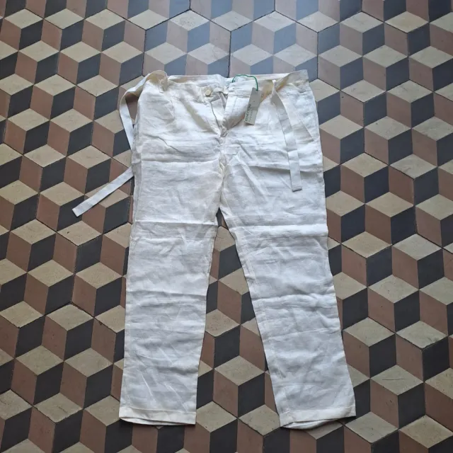 Pantaloni Benetton - bianchi - donna