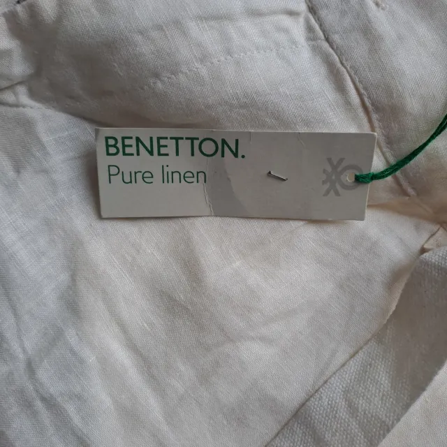 Pantaloni Benetton - bianchi - donna