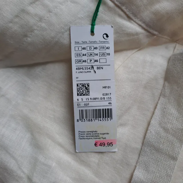 Pantaloni Benetton - bianchi - donna