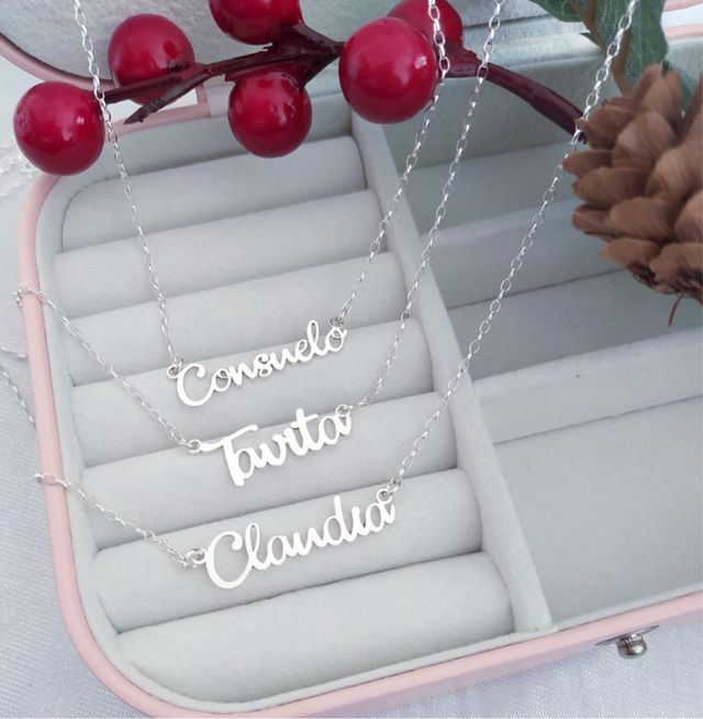Colar de Nome em Prata Personalizado