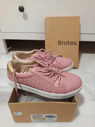 Zapatillas Brotes niña rosa talla 35