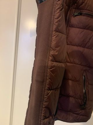 Chaleco Zara Hombre Granate