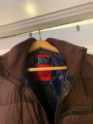 Chaleco Zara Hombre Granate