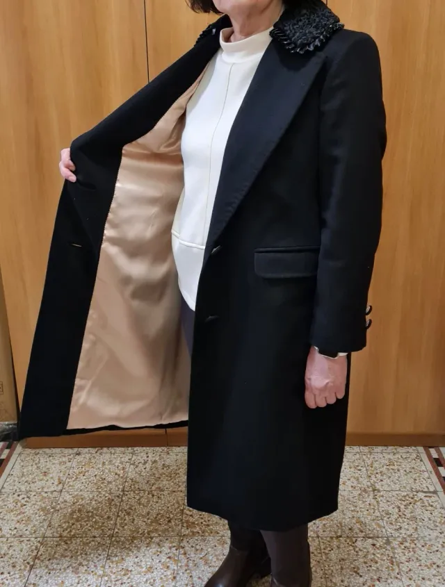 Cappotto Loro Piana Nero