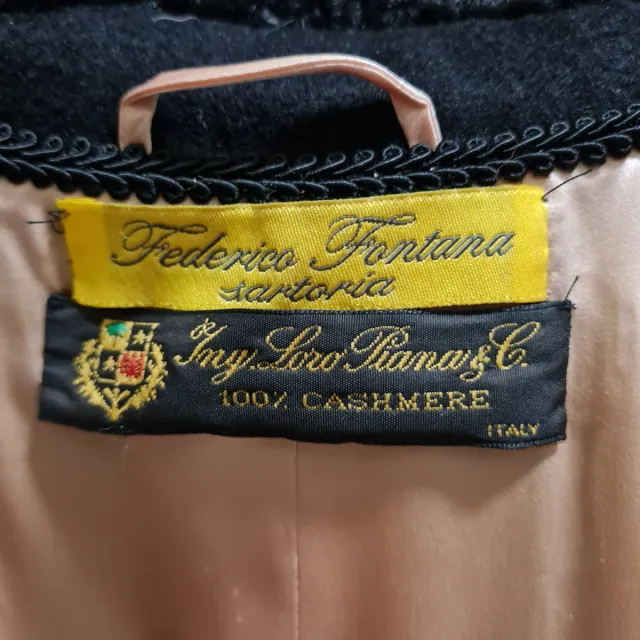 Cappotto Loro Piana Nero