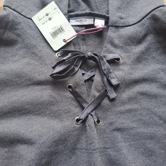 Felpa grigia donna NYMOS taglia M