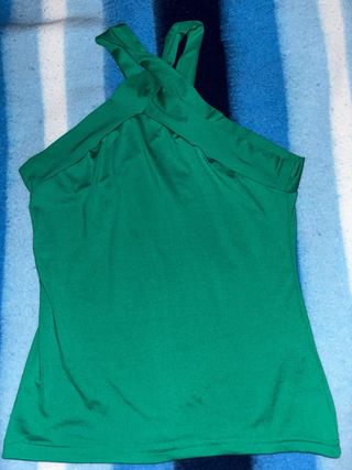 Camiseta SHEIN verde talla M