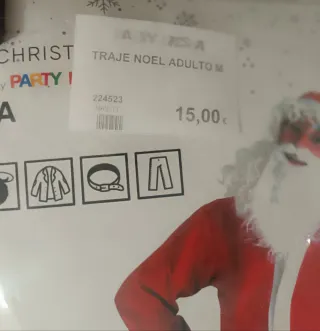 Disfraz Papa Noel Talla M