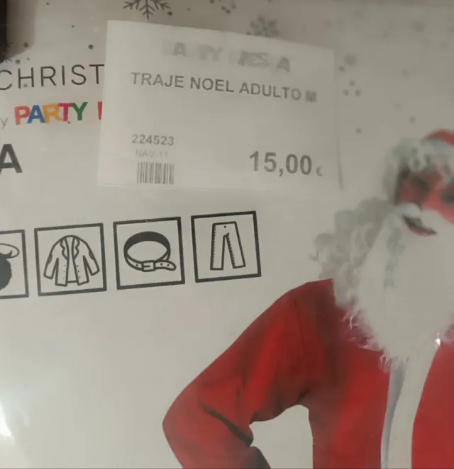 Disfraz Papa Noel Talla M