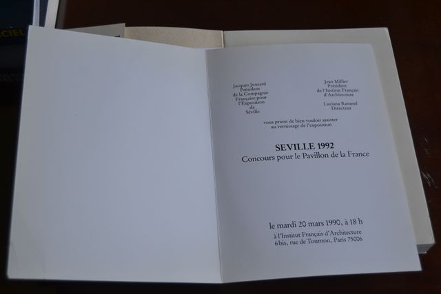 EXPO 92: Concurso para el pabellón de Francia 1990