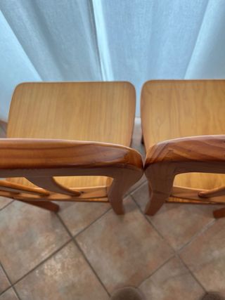 4 sillas comedor de madera