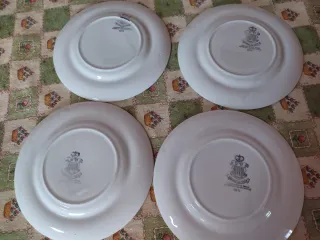 4 Antiche Tazze Principi del XIX Secolo