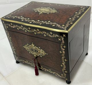 Antico armadio per liquori Boullé Francia XIX secolo