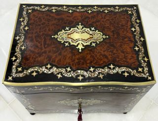 Antico armadio per liquori Boullé Francia XIX secolo