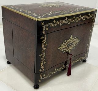 Antico armadio per liquori Boullé Francia XIX secolo