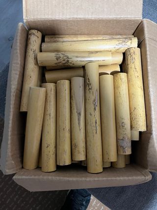 Tubos de caña para palletas - 25/27 mm