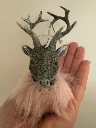 Cervo decorativo da appendere all’albero
