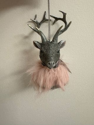 Cervo decorativo da appendere all’albero