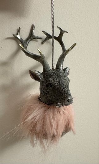 Cervo decorativo da appendere all’albero