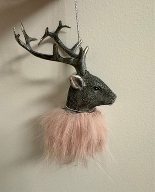 Cervo decorativo da appendere all’albero