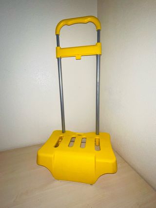 Porta mochilas amarillo Safta