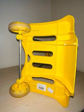 Porta mochilas amarillo Safta