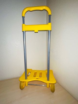 Porta mochilas amarillo Safta