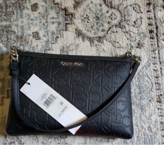 Bolso Calvin Klein Mini Gris Plateado